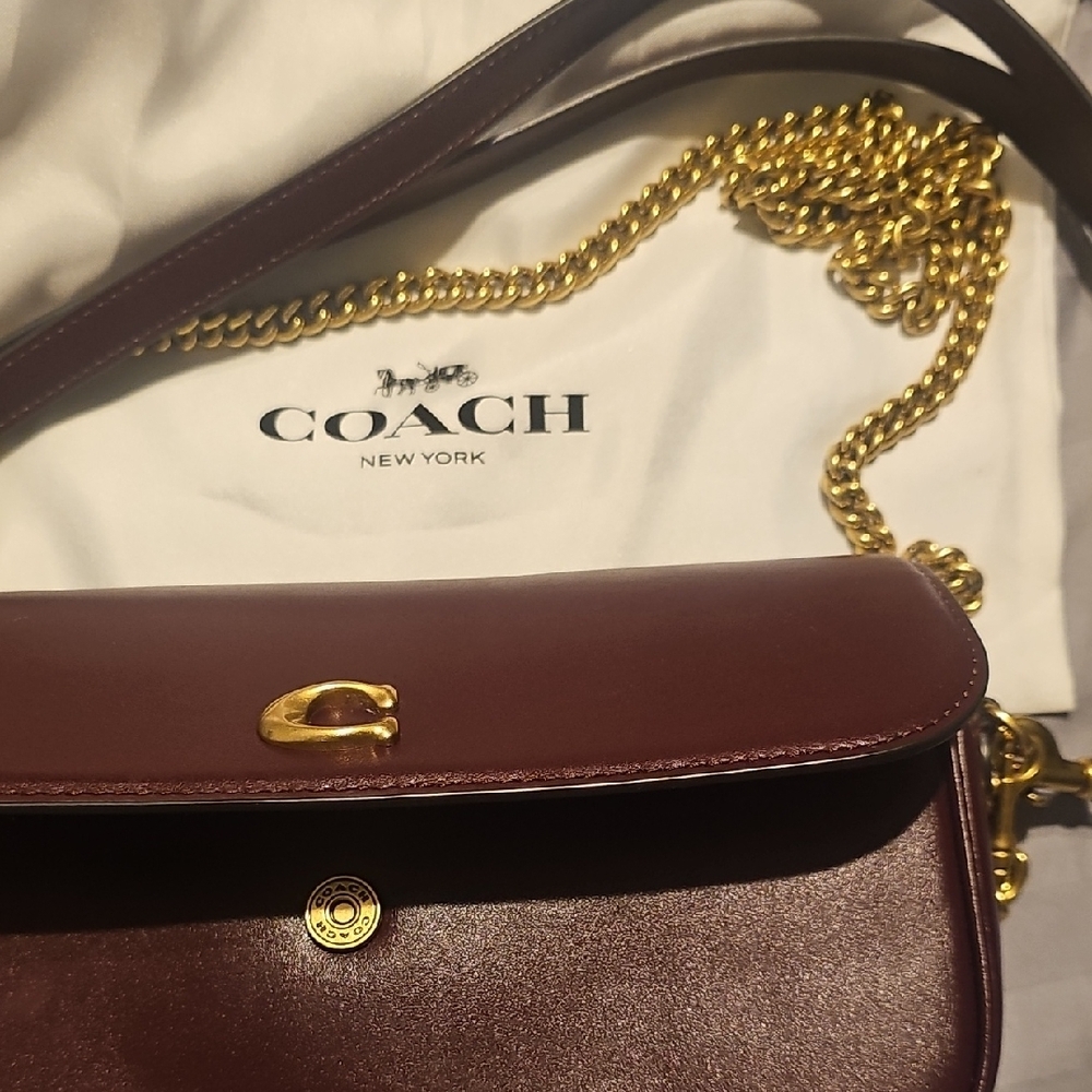 Coach Brook Flap Bag with Chain - Picture 8 of 8